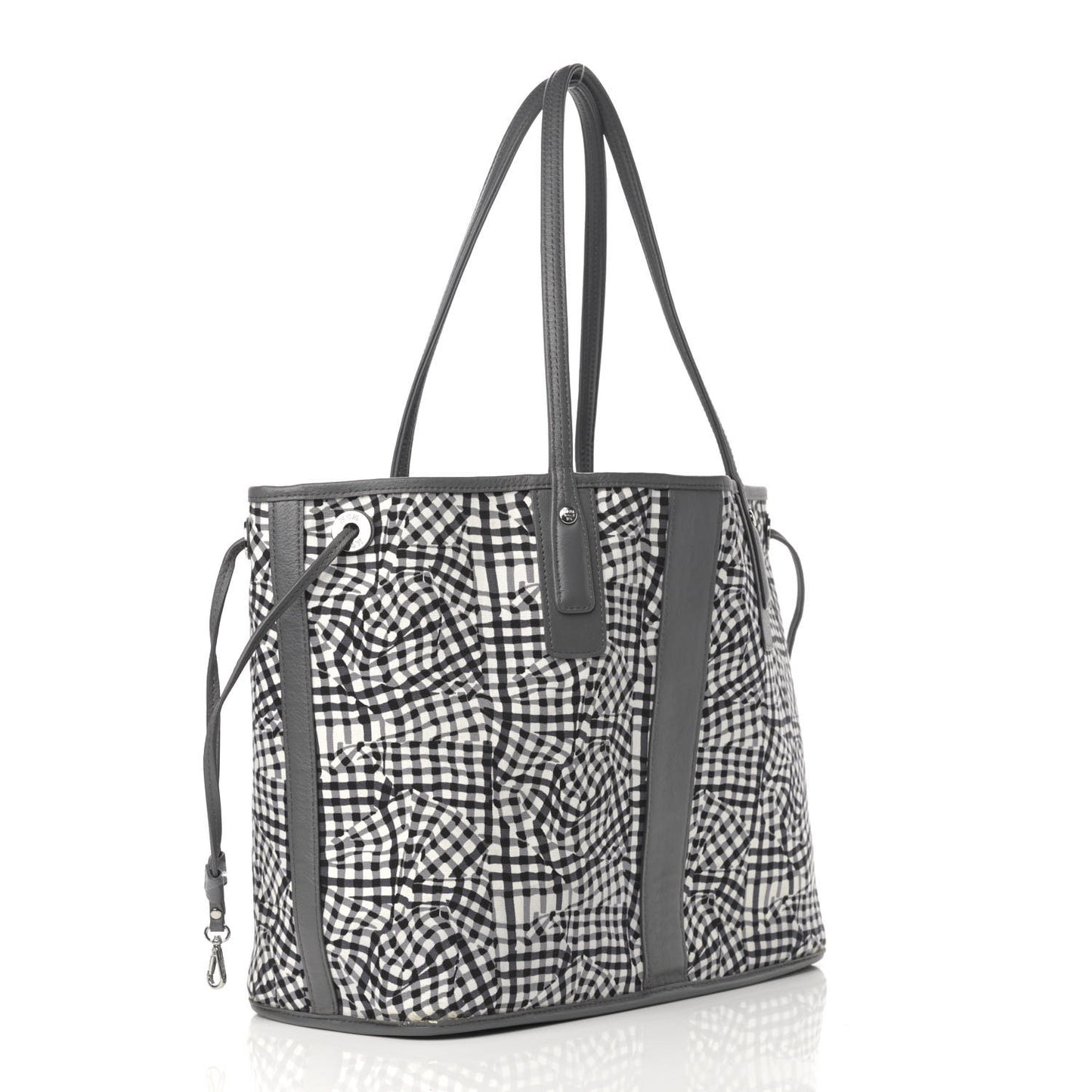 Visetos Medium Liz Reversible Shopper Tote Black