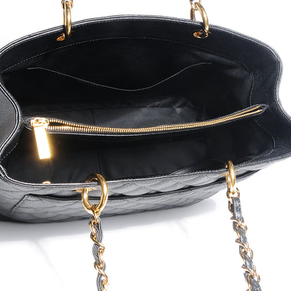 Chanel Caviar Grand Shopping Tote GST Black 7 of 7