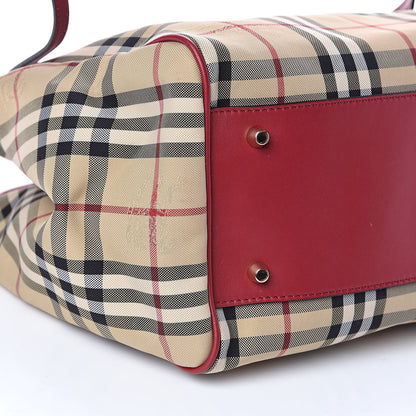 Burberry Horseferry Check Small Canterbury Tote Antique Rose 8 of 10