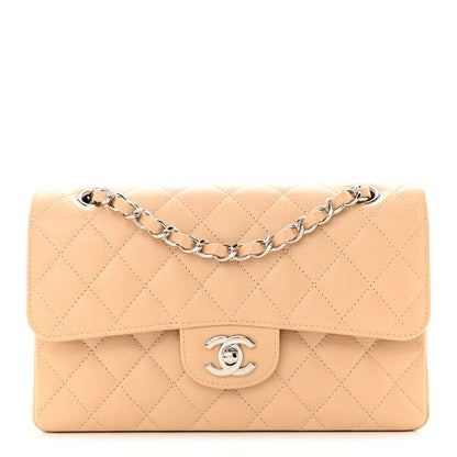 Chanel Caviar Quilted Small Double Flap Beige 1 of 11