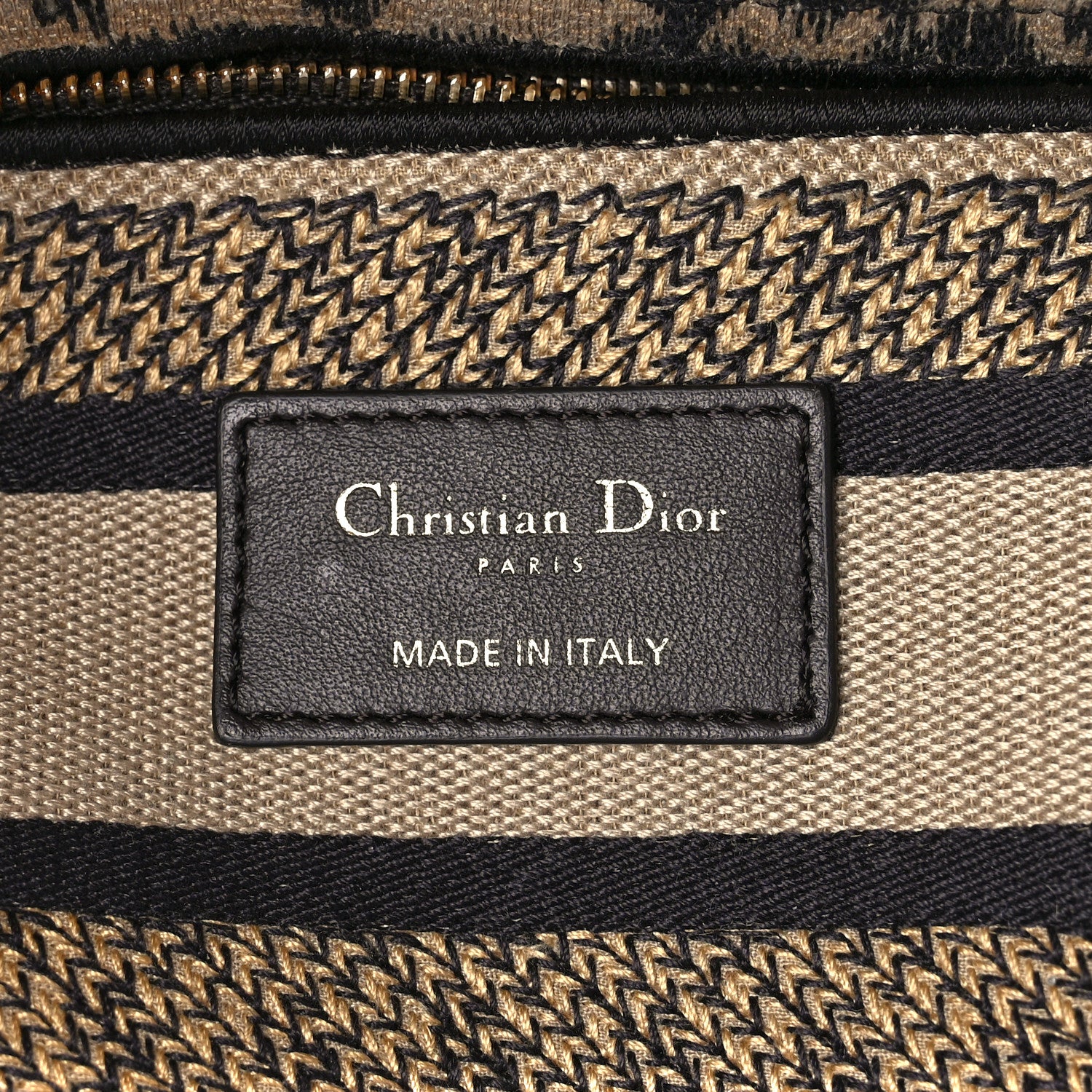 Christian Dior Canvas Medium Mizza Embroidered Lady D-Lite Beige Multicolor 6 of 11