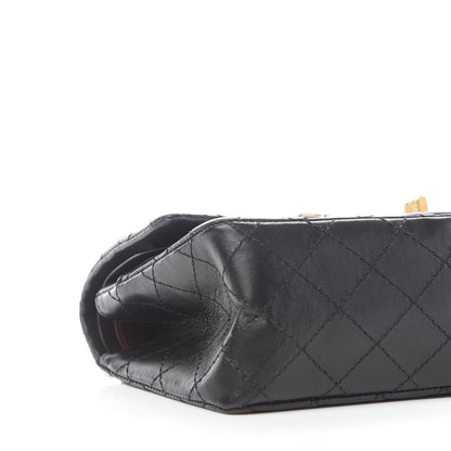 Chanel Aged Calfskin Lucky Charms 2.55 Reissue 225 Flap Black 9 of 10