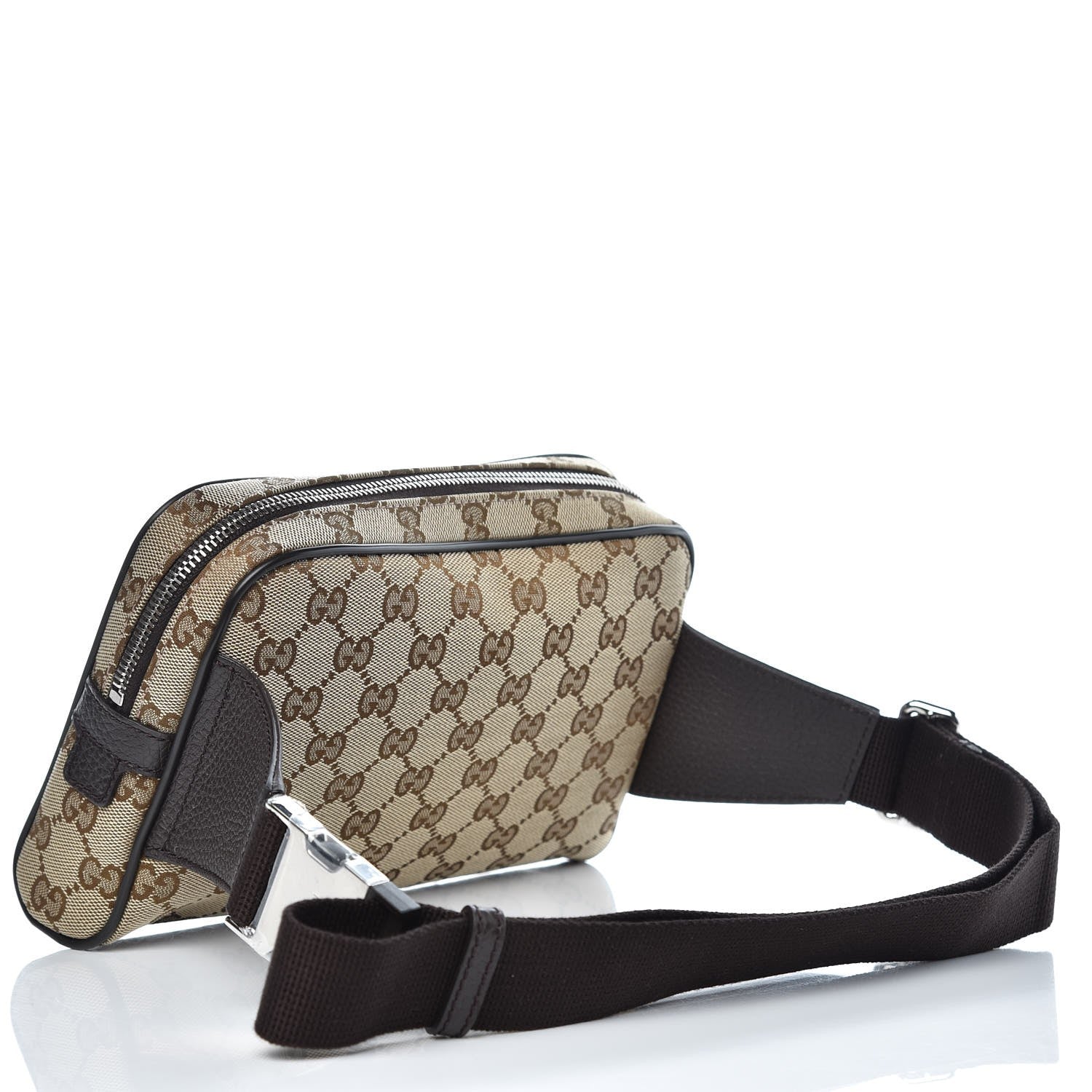 Gucci Monogram Belt Bag Dark Brown 3 of 8