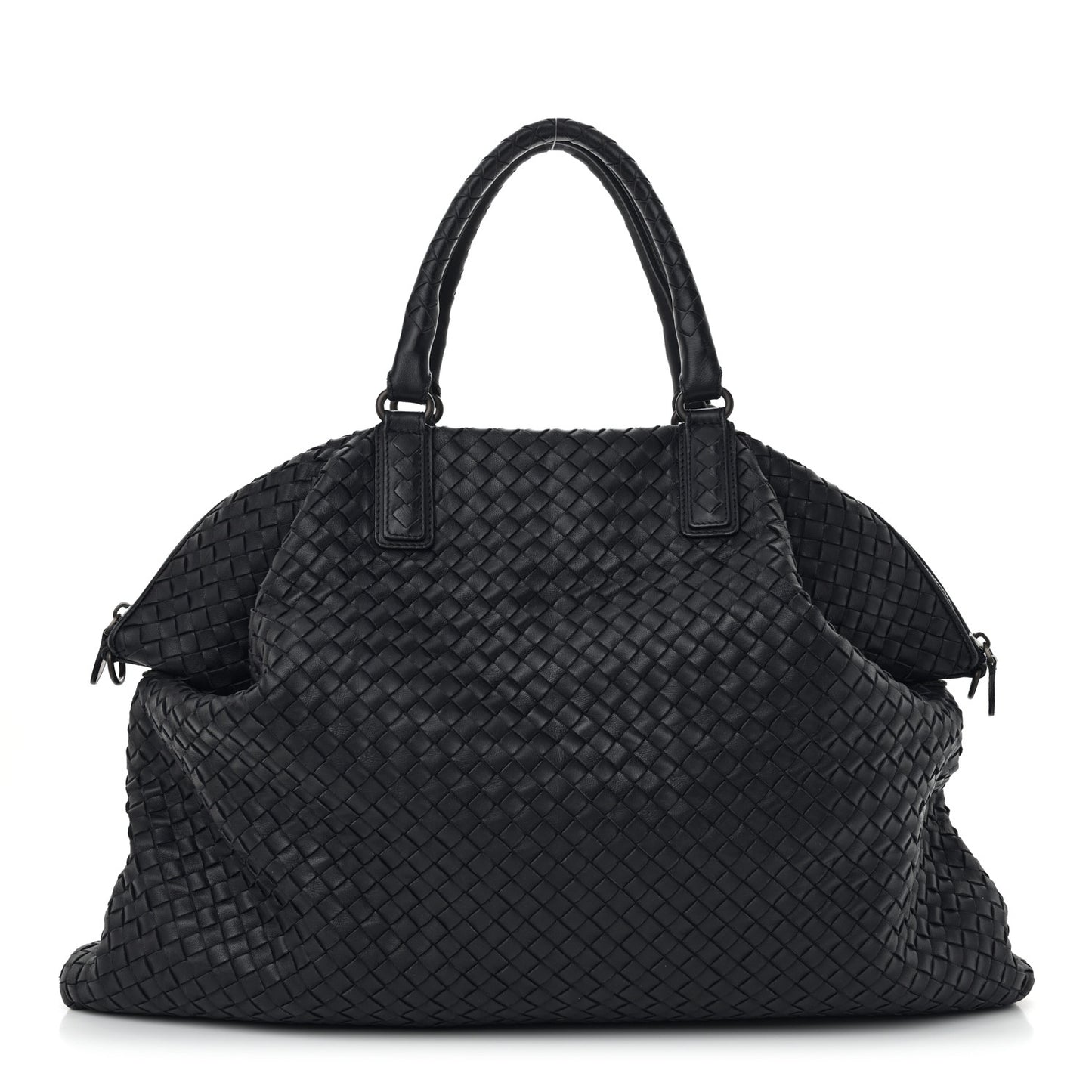 Nappa Intrecciato Maxi Convertible Tote Tourmaline