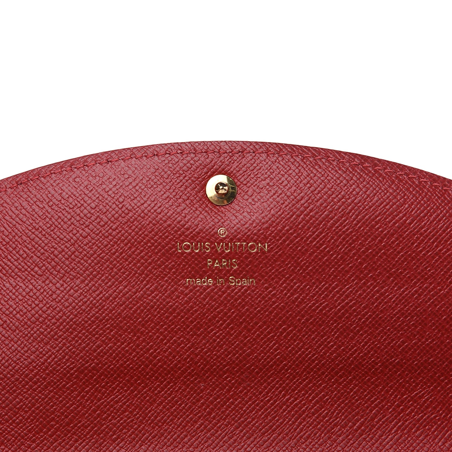 Damier Ebene Caissa Wallet Cherry