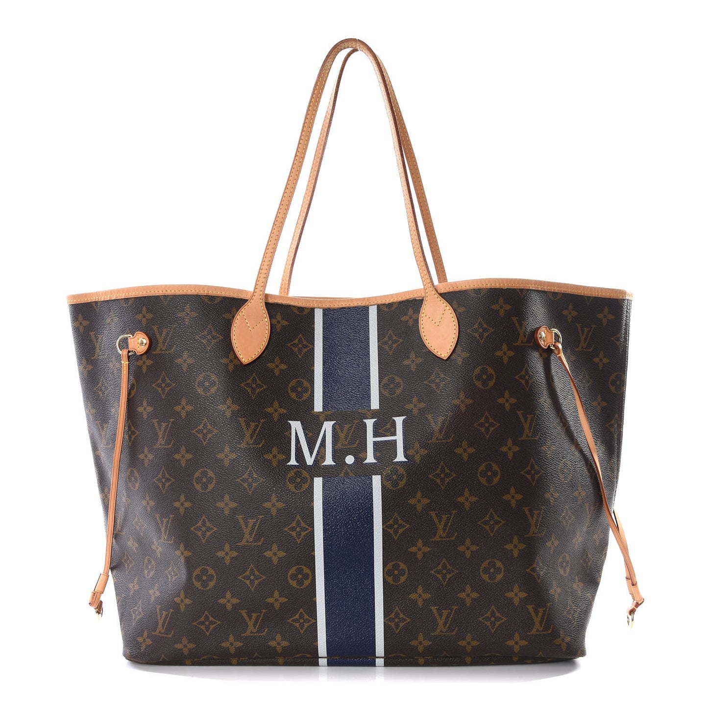Monogram My LV Heritage Neverfull GM Blue Marine Gris