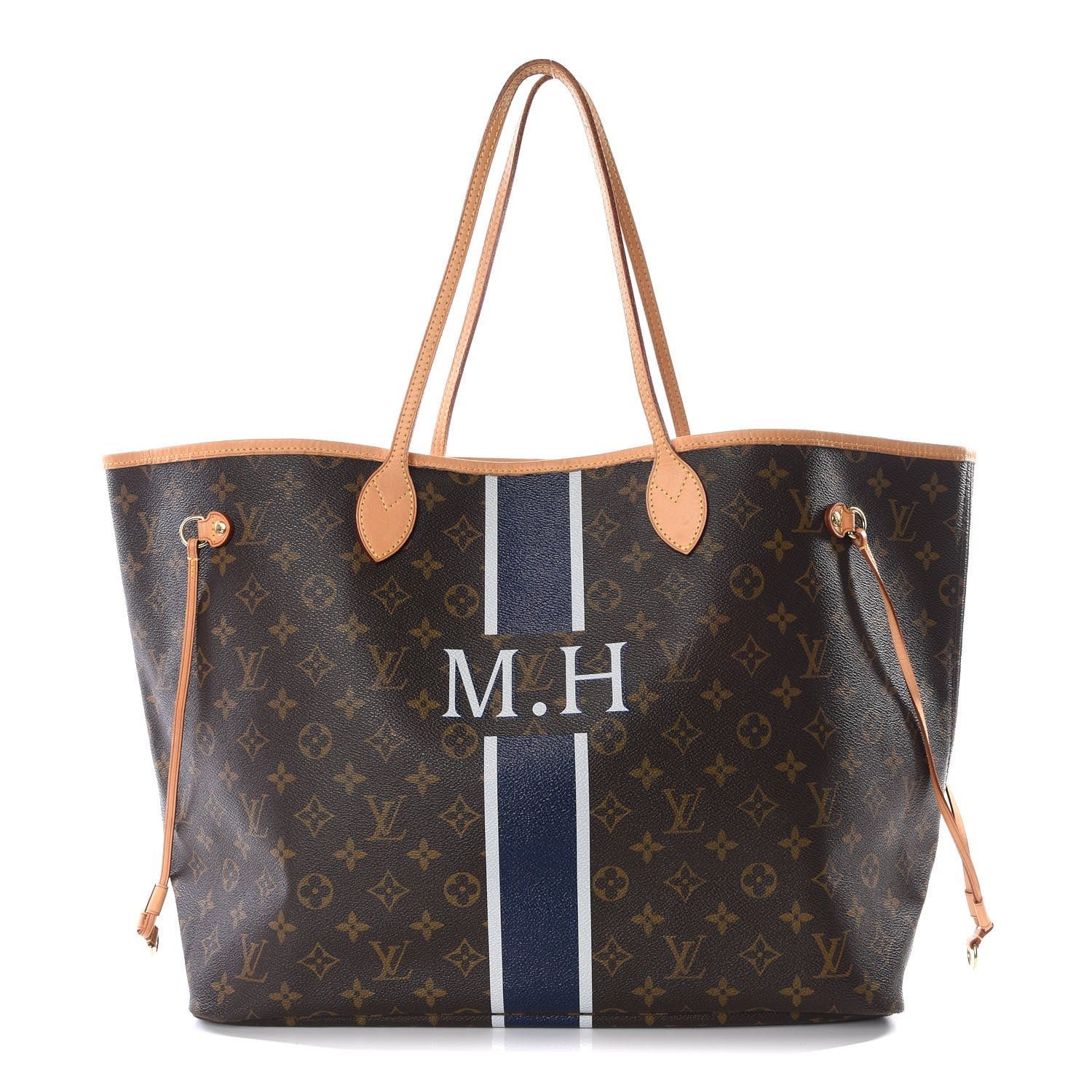 Louis Vuitton Monogram My LV Heritage Neverfull GM Blue Marine Gris 1 of 10