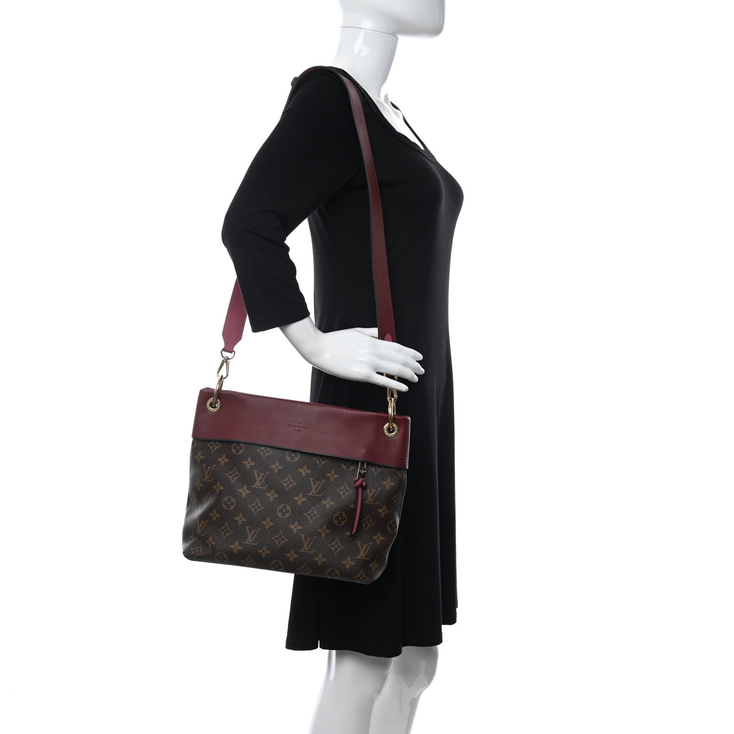 Louis Vuitton Monogram Tuileries Besace Rose Bruyere 2 of 9