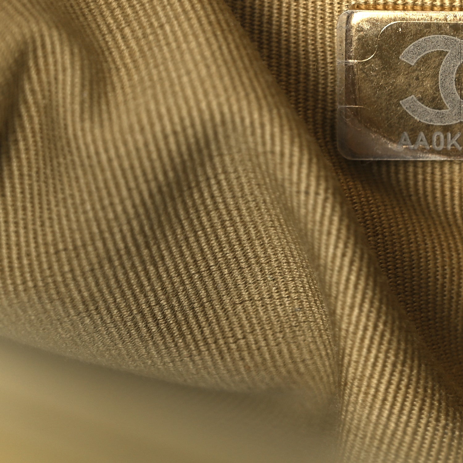 Chanel Shiny Crumpled Calfskin Quilted Mini 31 Shopping Bag Khaki 7 of 10