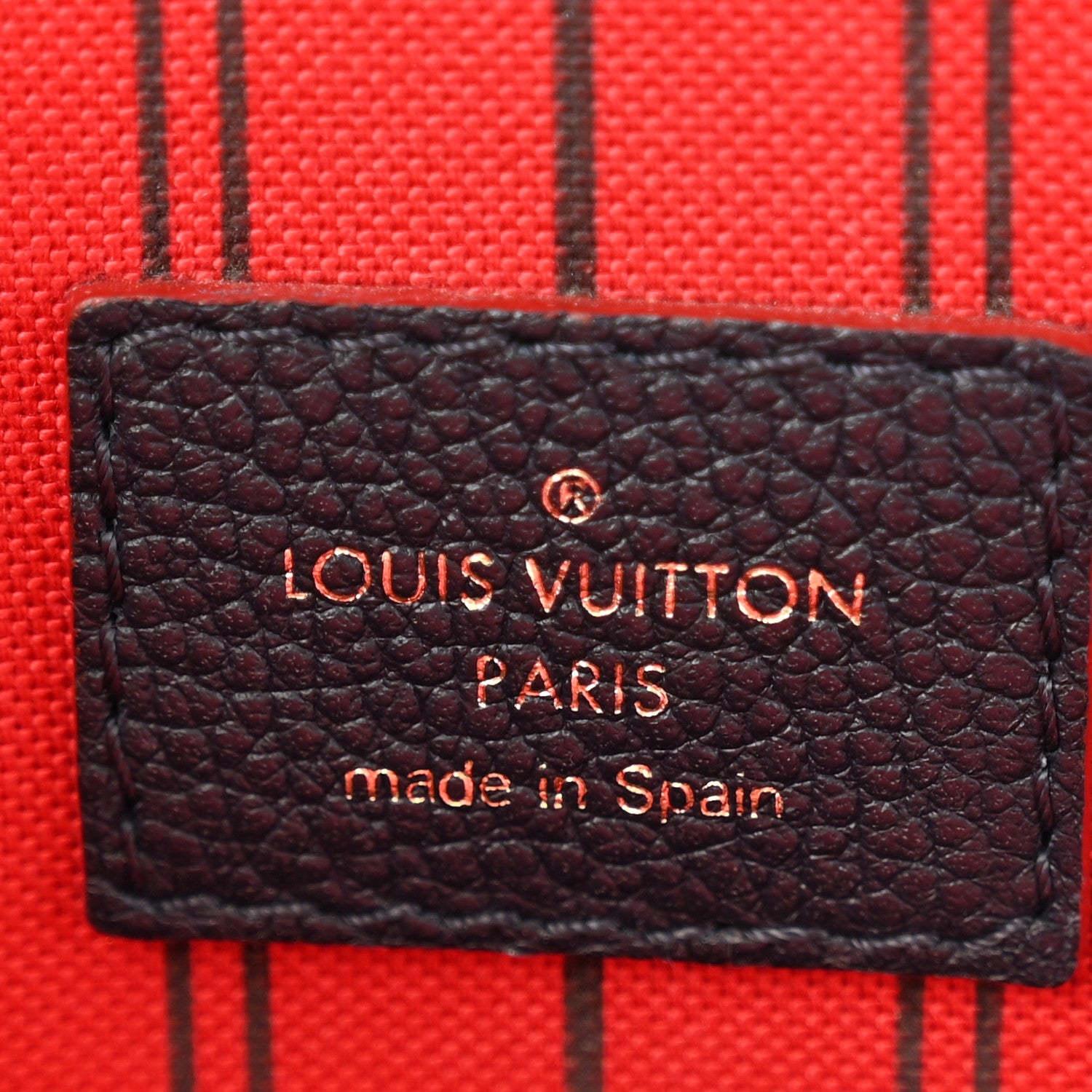 Louis Vuitton Empreinte Pont Neuf MM Marine Rouge 6 of 13
