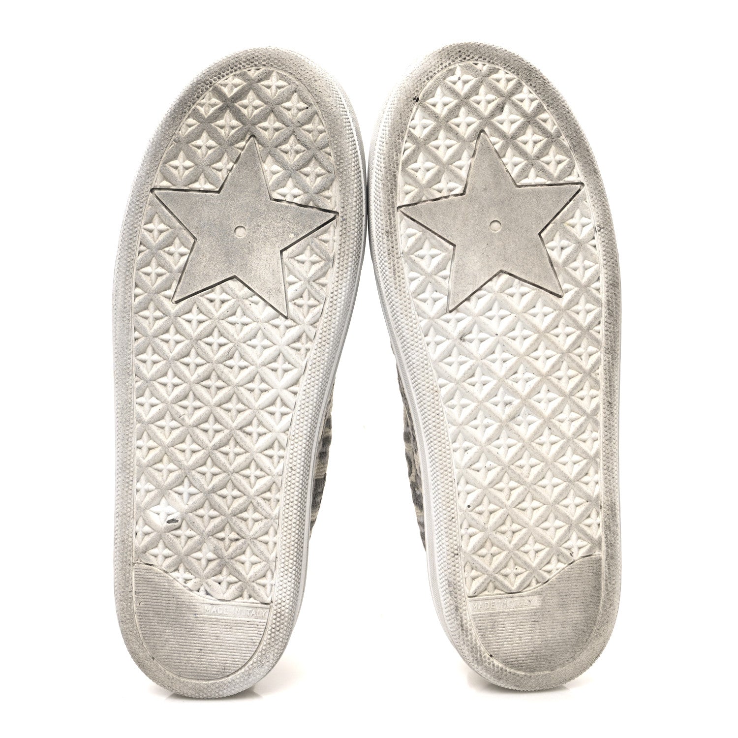 Christian Dior Canvas Oblique Embroidered Womens Solar Slip On Sneakers 37 Grey Stone 7 of 11