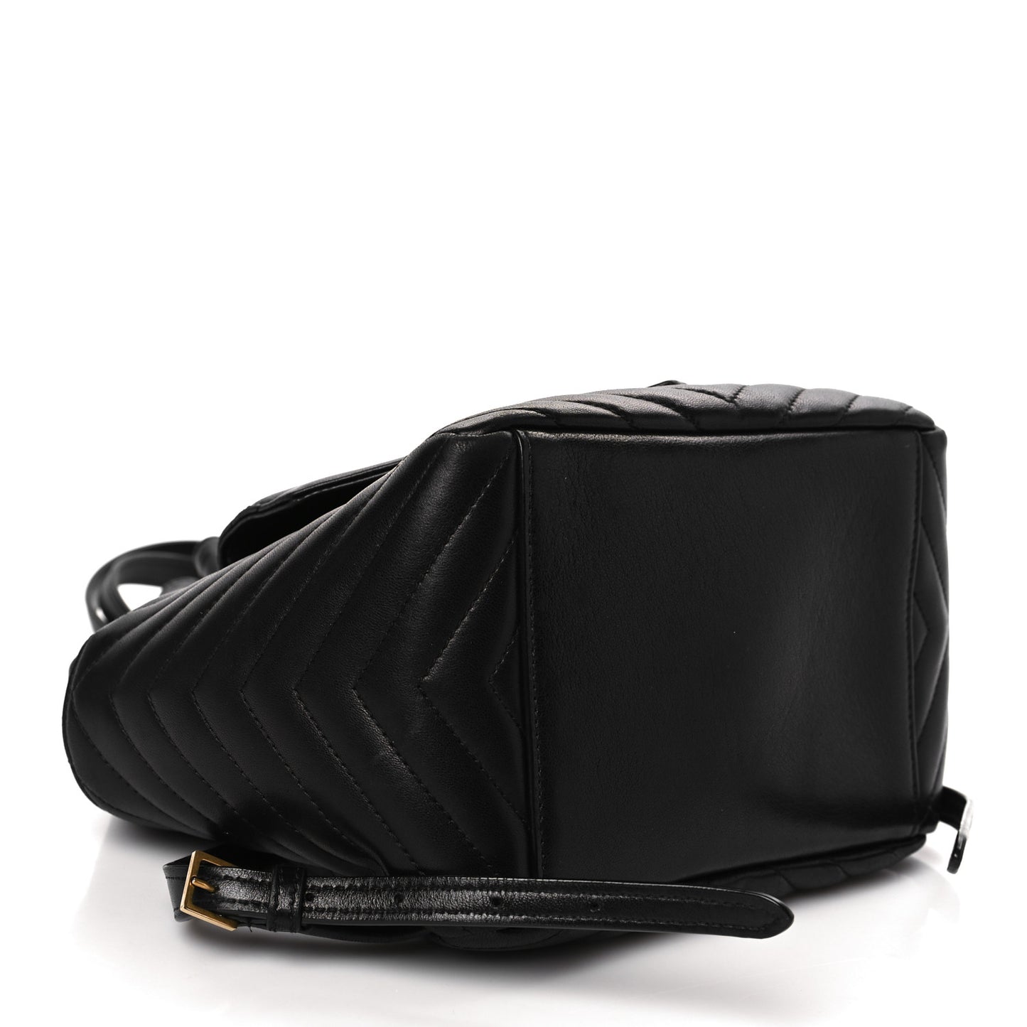 Lambskin Matelasse Monogram Joe Backpack Black