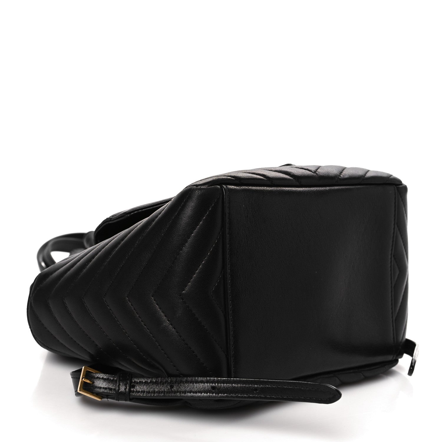 Saint Laurent Lambskin Matelasse Monogram Joe Backpack Black 4 of 8