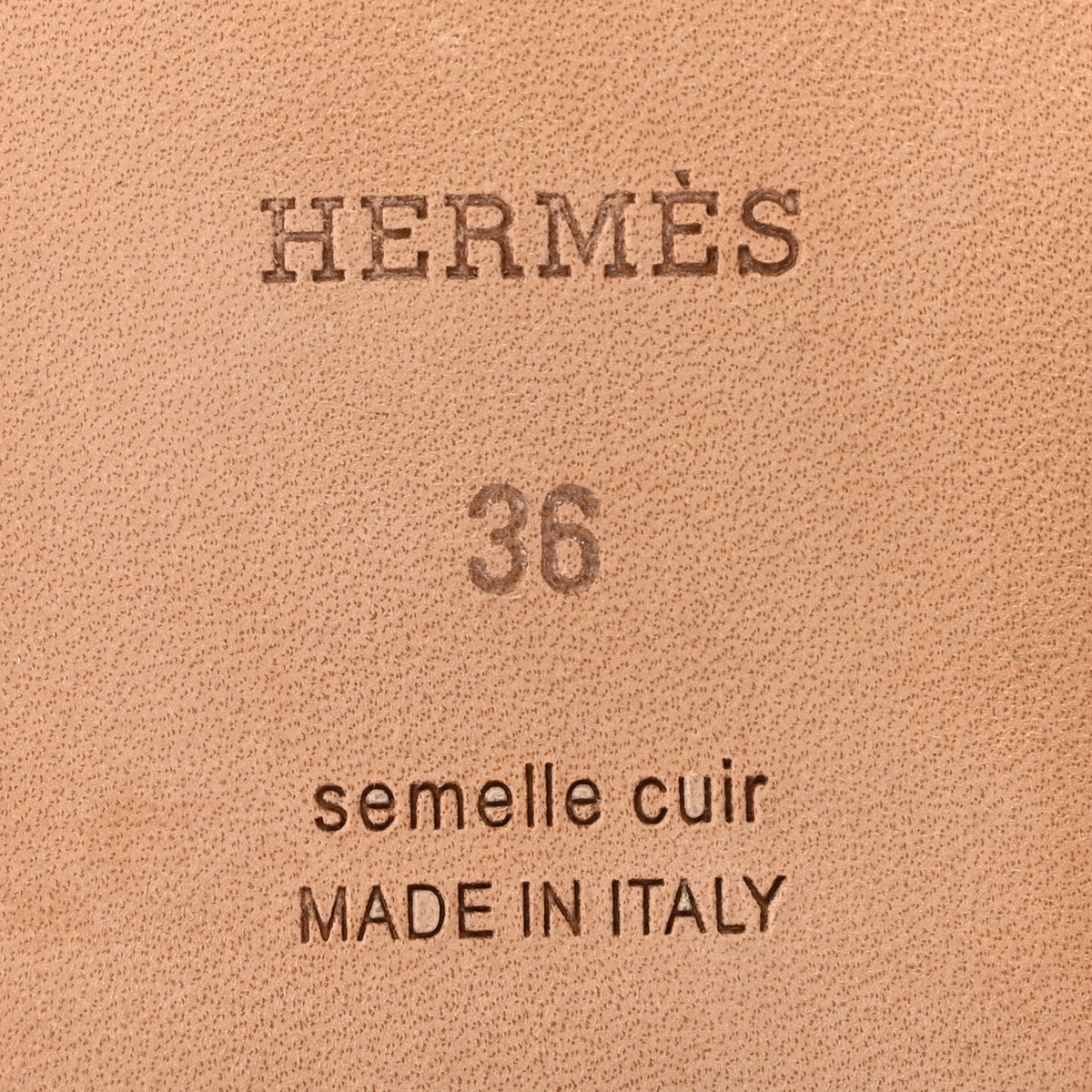 Hermes Box Calfskin Oran Sandals 37 36 Light Bleu 7 of 10