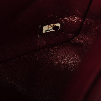 Chanel Washed Lambskin Quilted Jumbo Single Flap Bijoux Chain Black 8 of 8