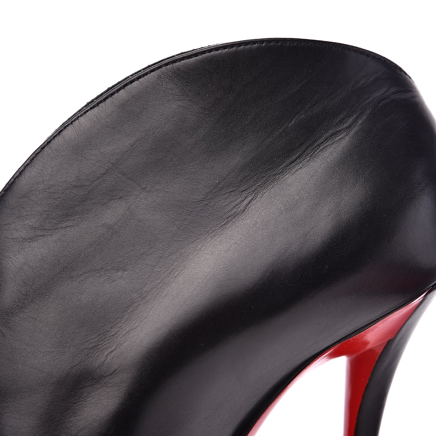 Christian Louboutin Shiny Calfskin Chester Fille 120 Ankle Bootie 37 Black 7 of 9
