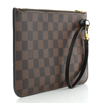 Louis Vuitton Damier Ebene Neverfull MM GM Pochette 3 of 8