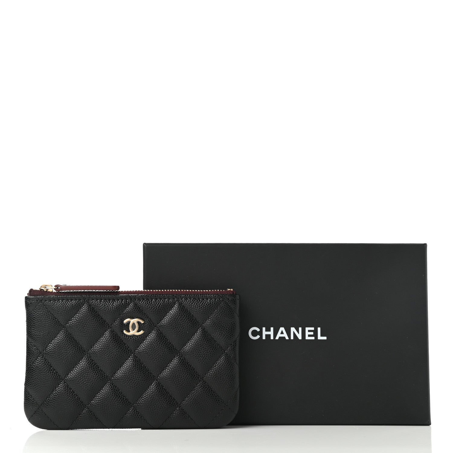 Chanel Caviar Quilted Small Cosmetic Case Black 8 of 8