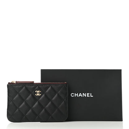 Chanel Caviar Quilted Small Cosmetic Case Black 8 of 8