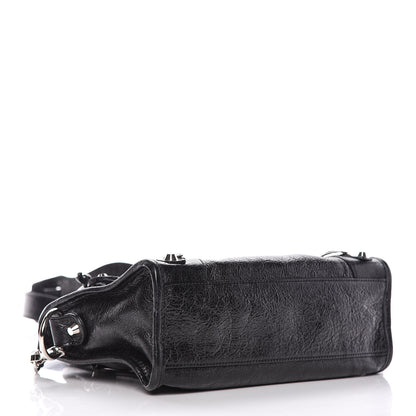 Balenciaga Agneau Classic Silver Hardware Mini City Black 4 of 9