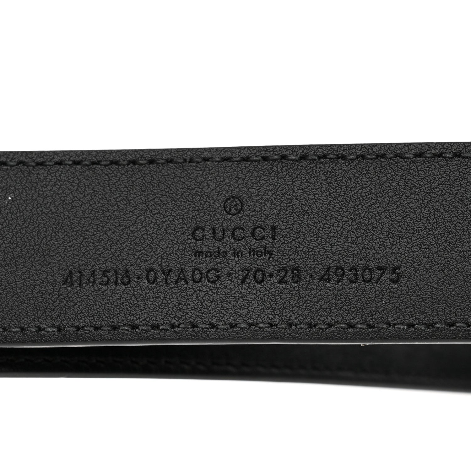 Gucci Plutone Calfskin Double G 30mm Belt 70 28 Black 5 of 7