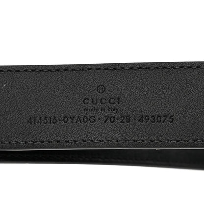Gucci Plutone Calfskin Double G 30mm Belt 70 28 Black 5 of 7