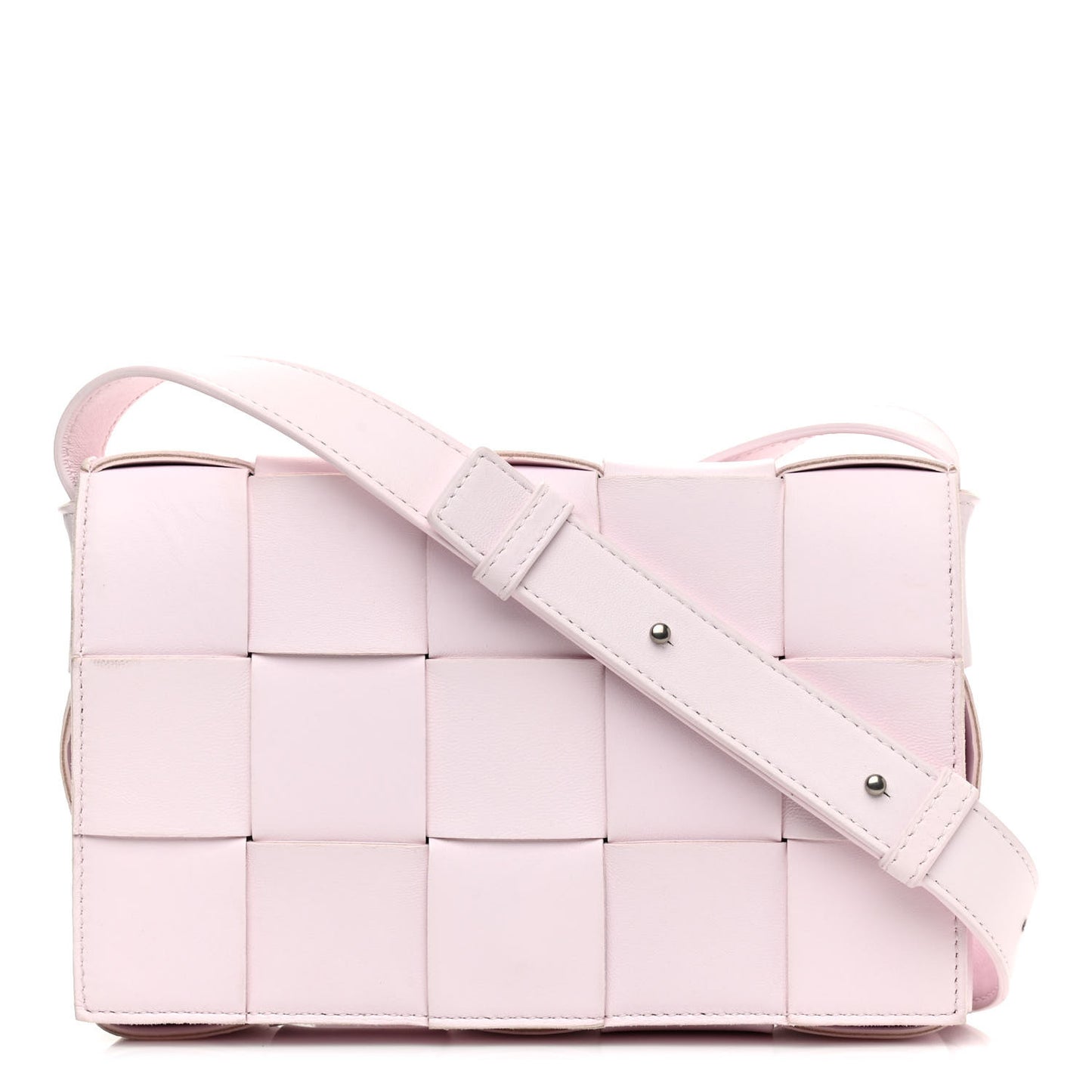 Lambskin Maxi Intrecciato Cassette Crossbody Bag Bliss Washed