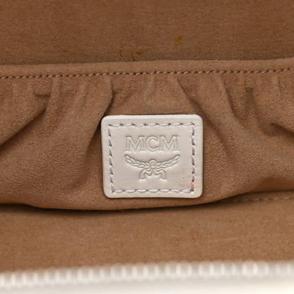 MCM Visetos Vanity Case White 6 of 10