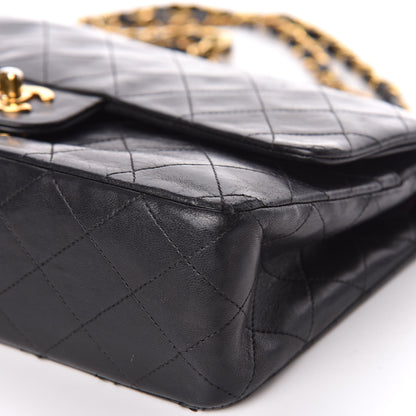 Chanel Lambskin Quilted Medium Double Flap Black 6 of 18