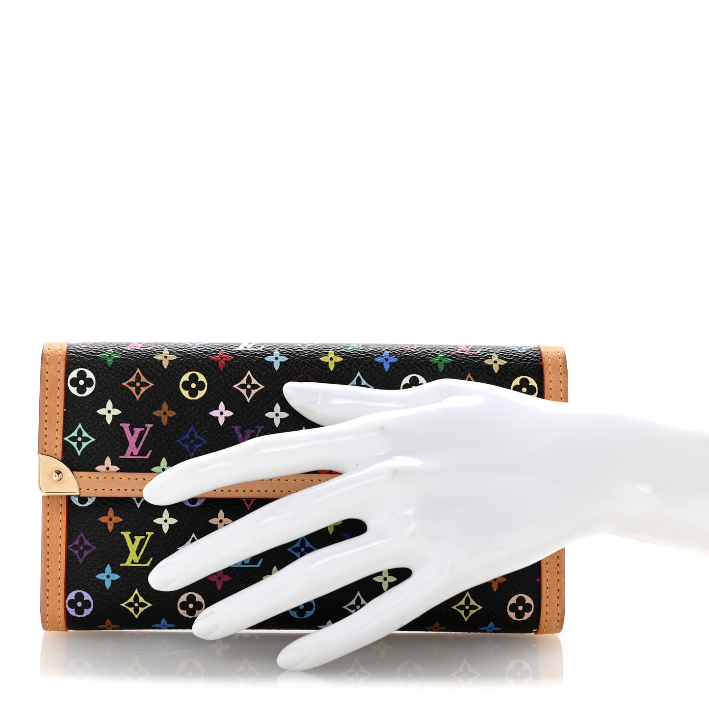 Monogram Multicolor Porte Tresor International Wallet Black