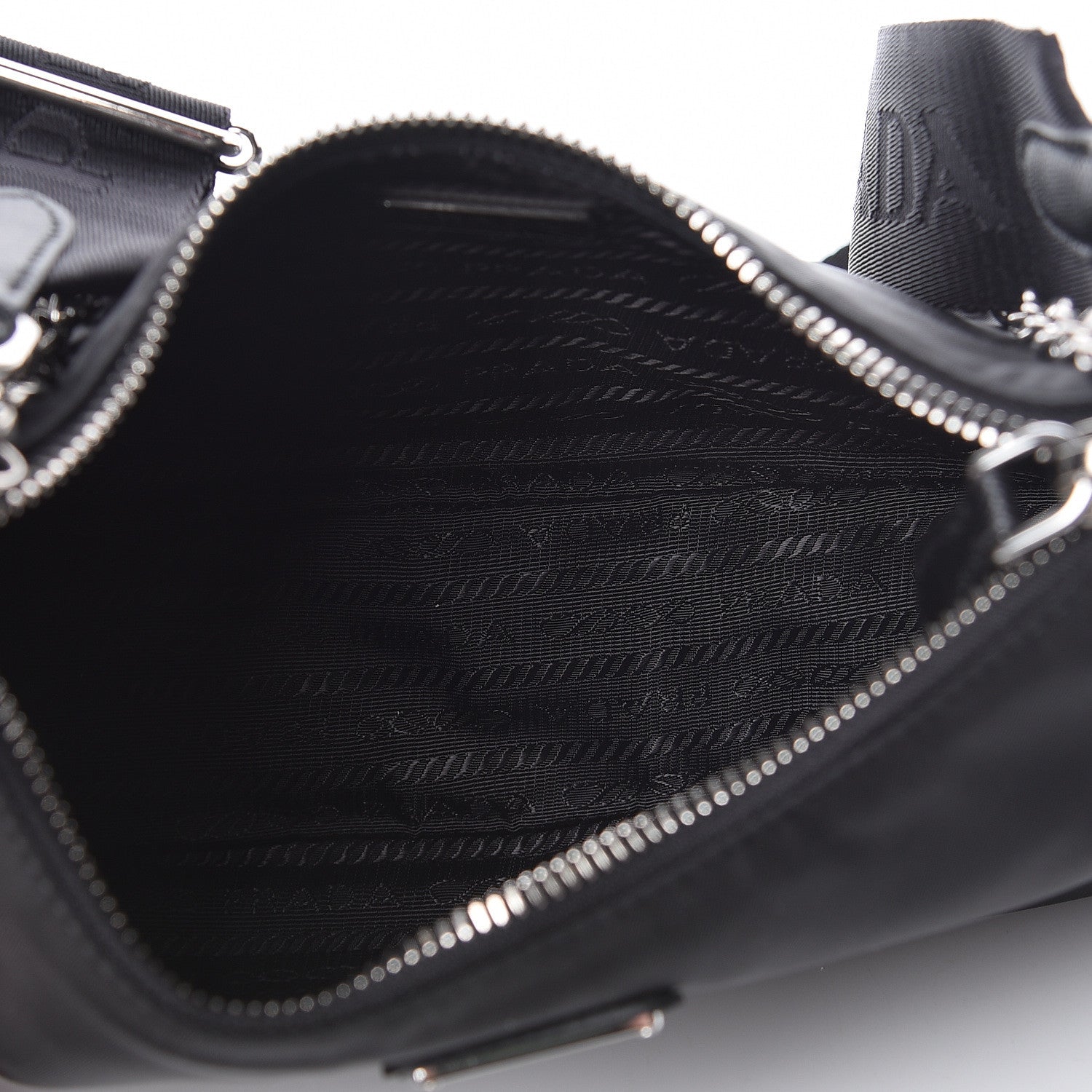 Prada Nylon Re-Edition 2005 Shoulder Bag Black 5 of 14