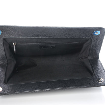Chanel Caviar Quilted CC Large Clutch Black 5 of 9