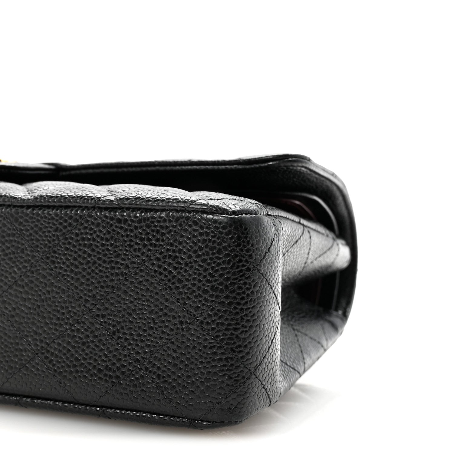 Chanel Caviar Quilted Medium Double Flap Black 10 of 11