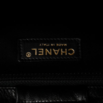 Chanel Lambskin Jersey Large Scales Flap Black 6 of 10