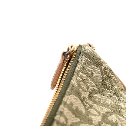 Christian Dior Monogram Mini Saddle Pochette Green 12 of 16