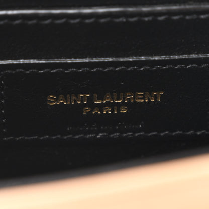 Saint Laurent Calfskin Hair Leopard Print Small Solferino Satchel Dust White 6 of 12