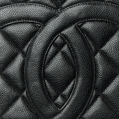 Chanel Caviar Quilted Medallion Tote Black 10 of 12