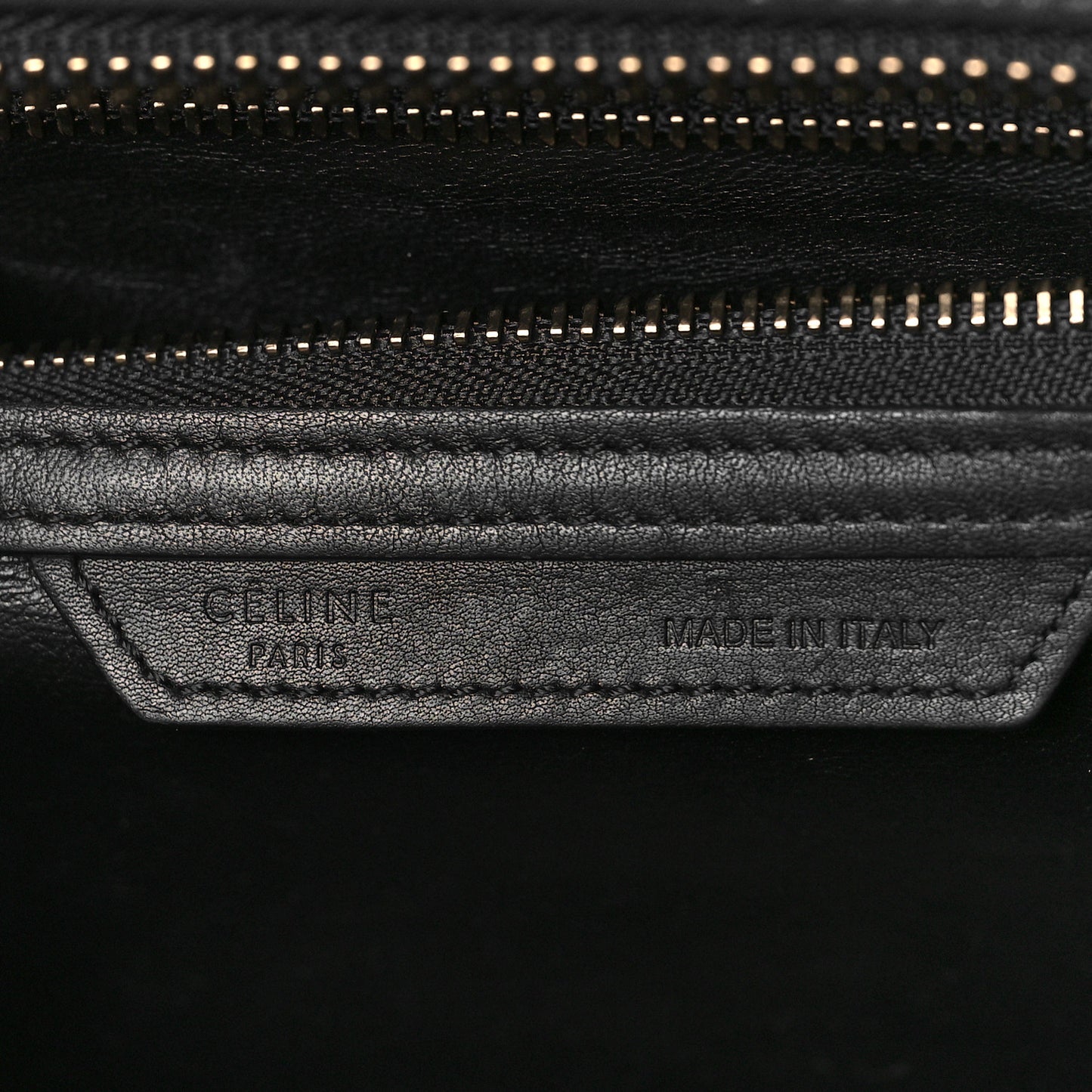 Smooth Calfskin Micro Luggage Black