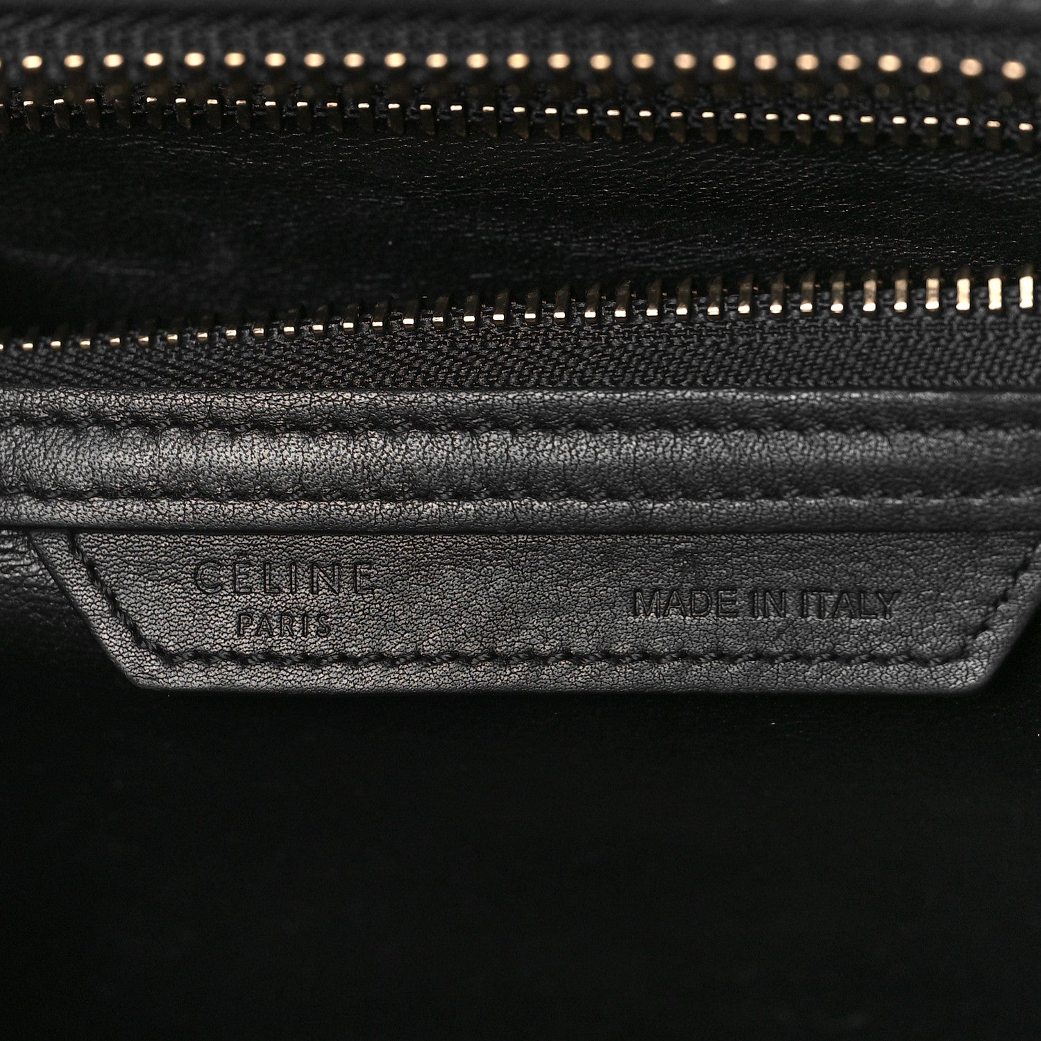 Celine Smooth Calfskin Micro Luggage Black 6 of 11