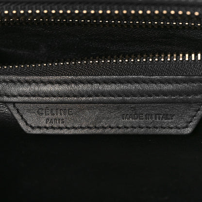 Celine Smooth Calfskin Micro Luggage Black 6 of 11
