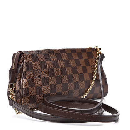 Louis Vuitton Damier Ebene Eva Clutch 3 of 10