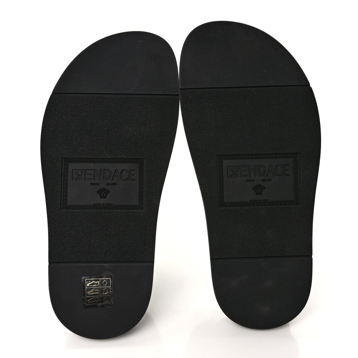X FENDI Metal Chainmail Mesh Pool Slides 38 Gold Black