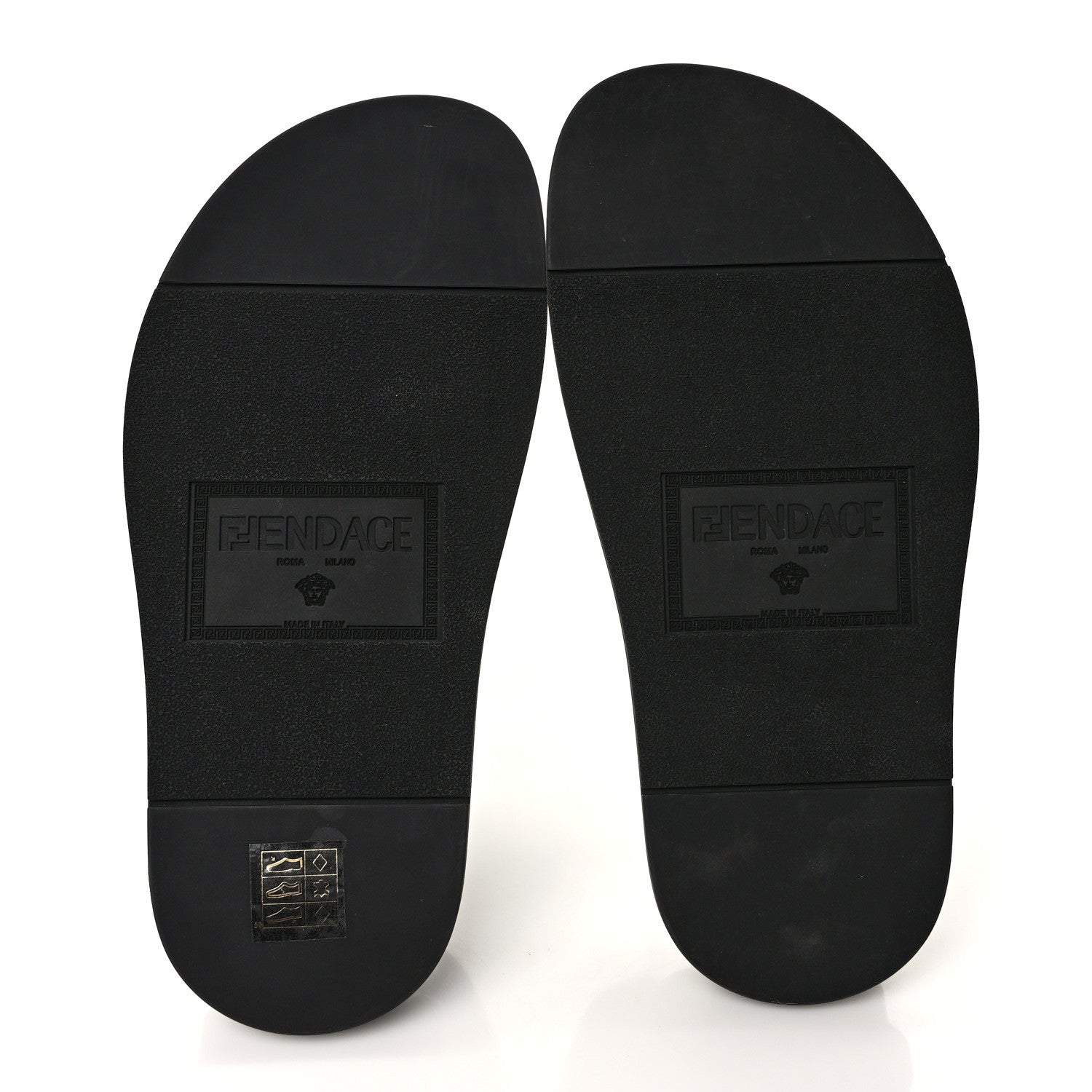 Versace X FENDI Metal Chainmail Mesh Pool Slides 38 Gold Black 5 of 8