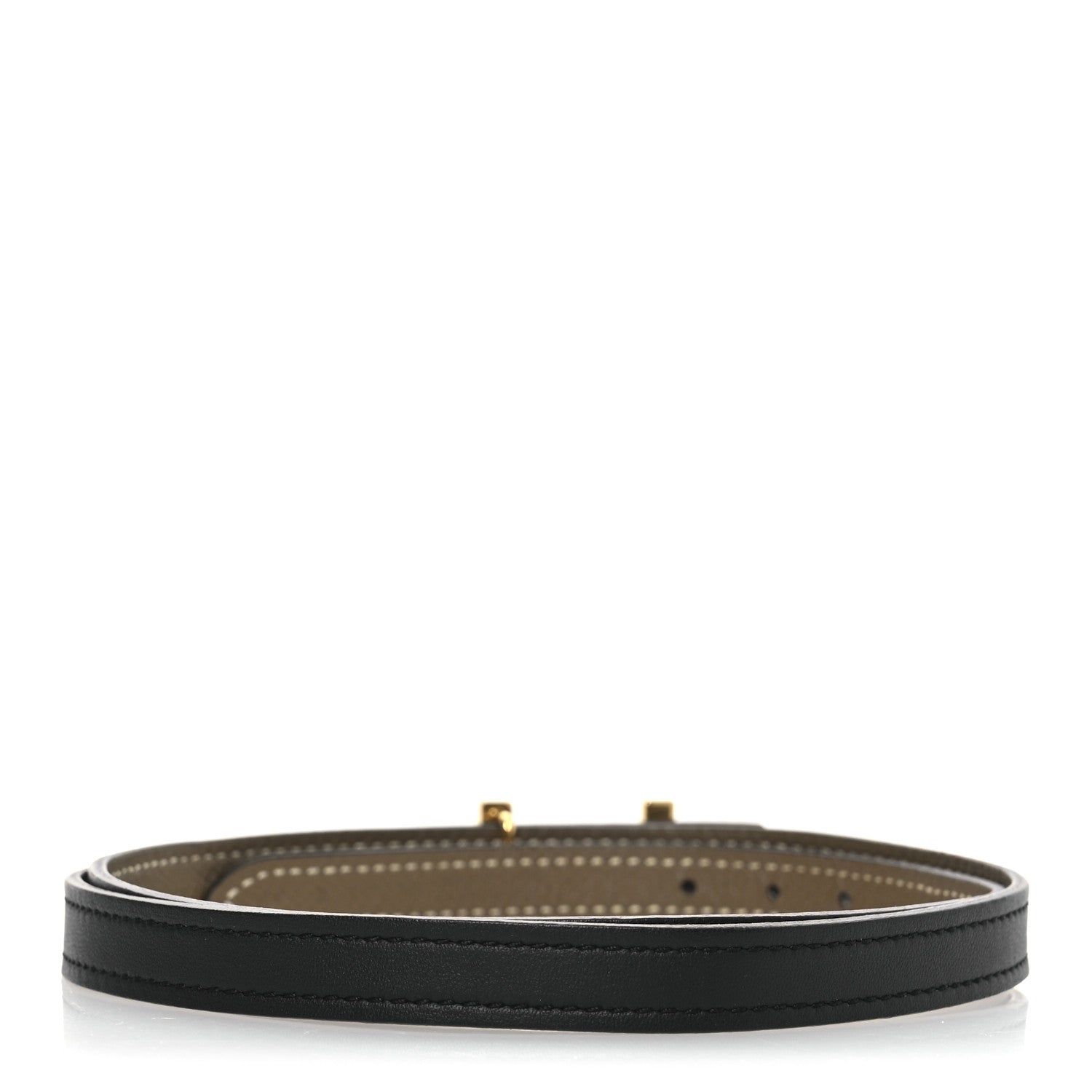 Hermes Swift Epsom 13mm Focus 80 32 Belt Black Etoupe 2 of 8