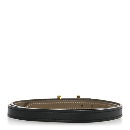 Hermes Swift Epsom 13mm Focus 80 32 Belt Black Etoupe 2 of 8