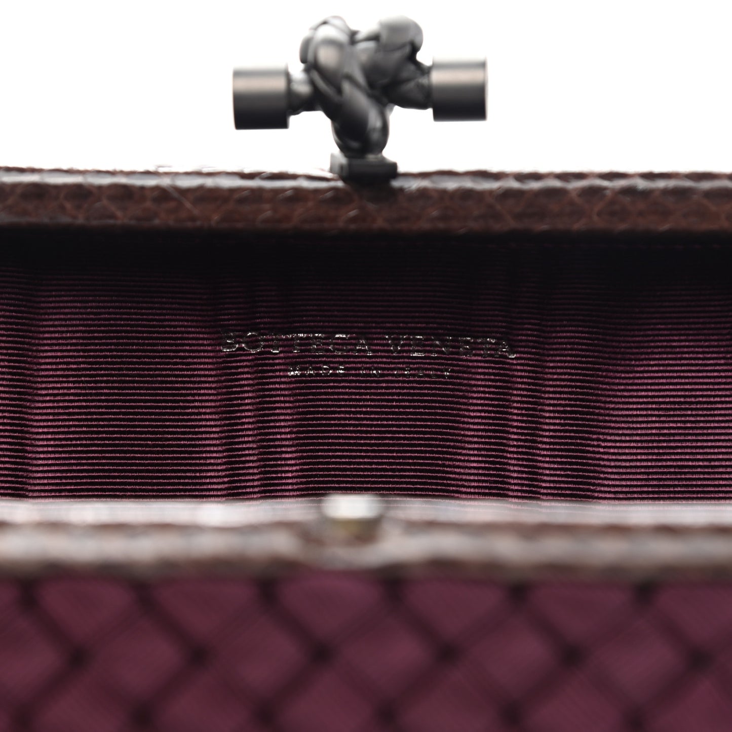 Intreccio Impero Ayers Stretch Knot Clutch Burgundy