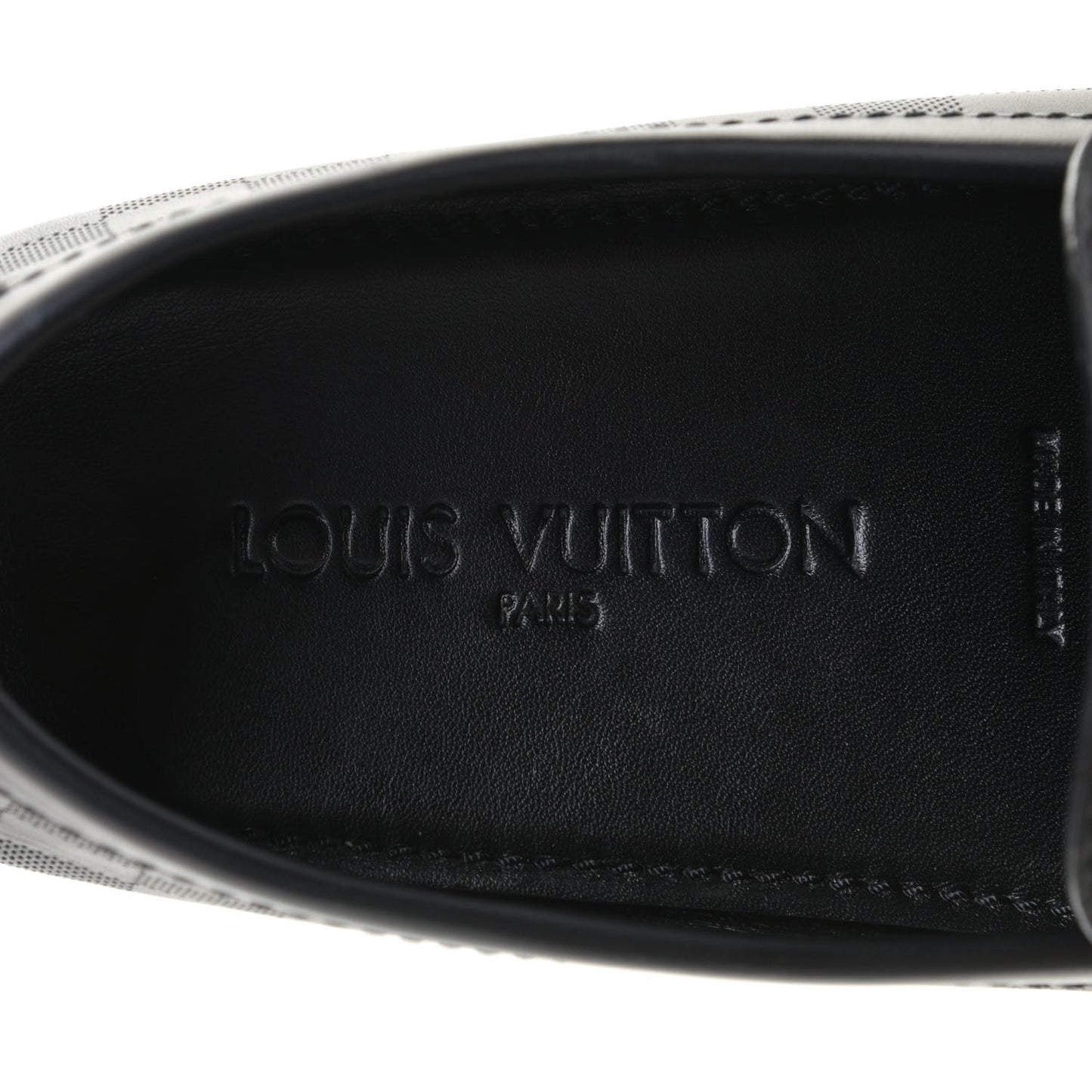 Damier Infini Hockenheim Moccasin Loafers 9 Onyx