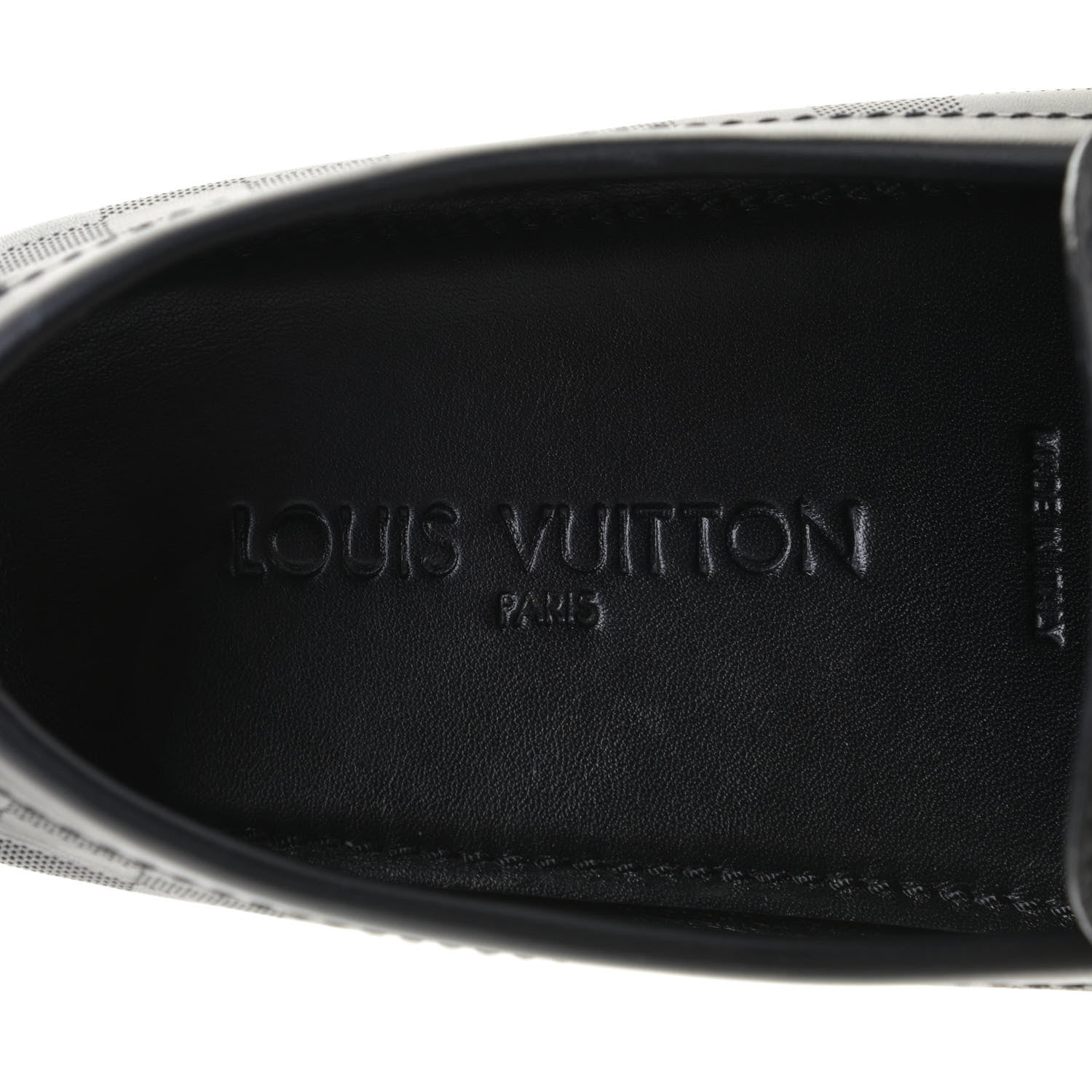 Louis Vuitton Damier Infini Hockenheim Moccasin Loafers 9 Onyx 9 of 11
