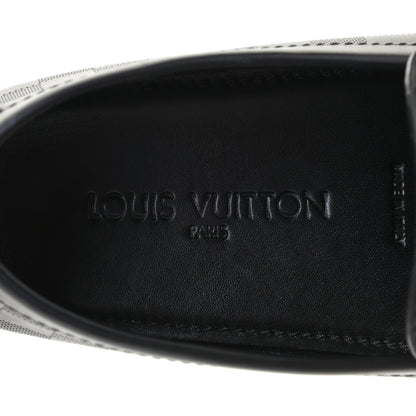 Louis Vuitton Damier Infini Hockenheim Moccasin Loafers 9 Onyx 9 of 11