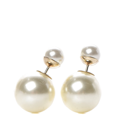 Christian Dior Pearl Mise En Dior Tribal Earrings 1 of 5